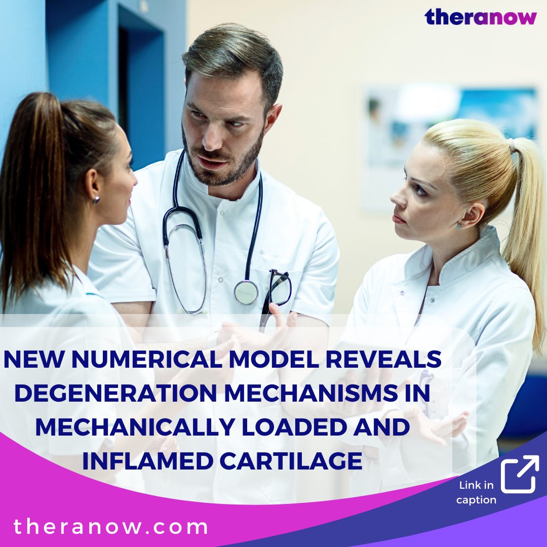 realtheranow's tweet image. This research offers valuable insights into the complex dynamics of cartilage degeneration, paving the way for future advancements in the field of osteoarthritis treatment and management. #MSKHealthTech #Telehealth #Theranow

Read more: tinyurl.com/industrynews06…