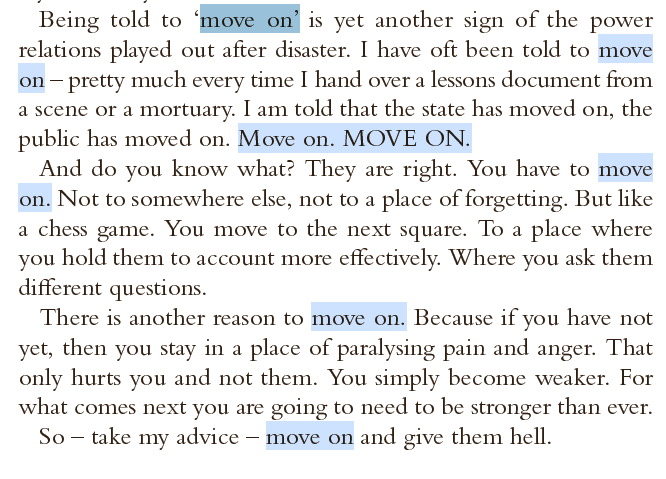 KandidaPurnell's tweet photo. On 'moving on' - one of my personal favourite passages from #WhenThisIsOver by co-ed @LucyGoBag 🔻📕❤️https://t.co/cS8rAtmP1b https://t.co/5Qn7VakBcl
