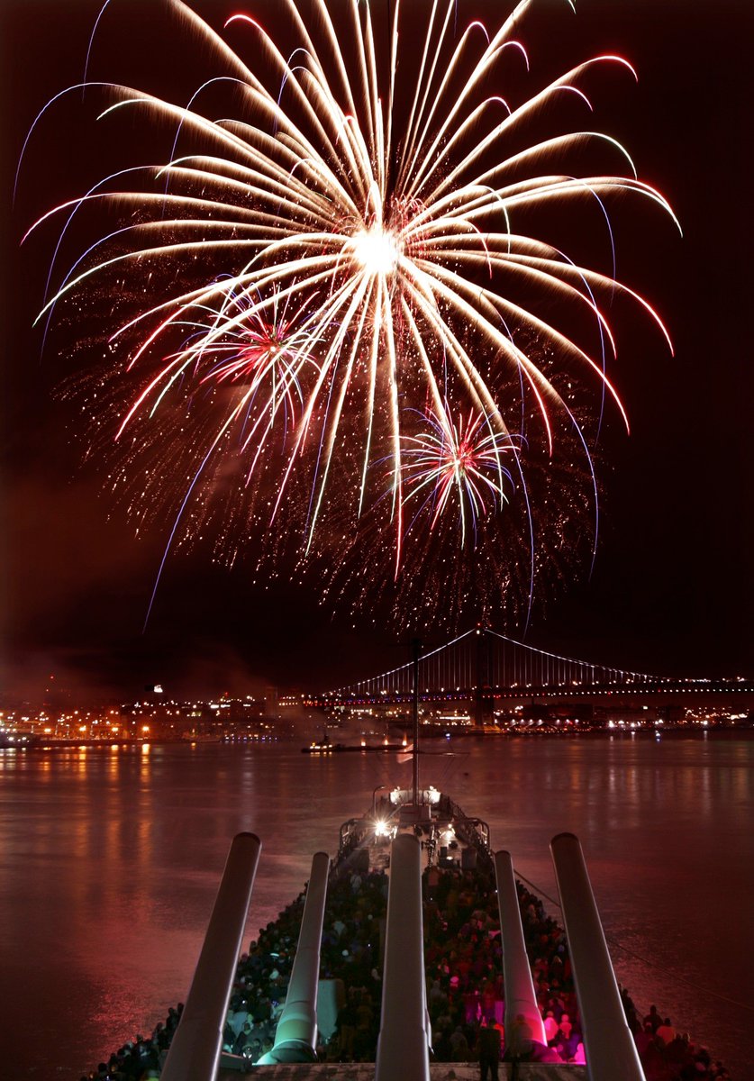 Climb aboard the Battleship New Jersey, the nation’s most decorated battleship, to enjoy fireworks over the Delaware River on Saturday, July 1 and Monday, July 4. Arrive early to tour the 887-foot, 45,000-ton floating museum! 

🔗 ow.ly/Cs3l50OT38a
🏷️ <a href="/BattleshipNJ/">Battleship New Jersey</a>