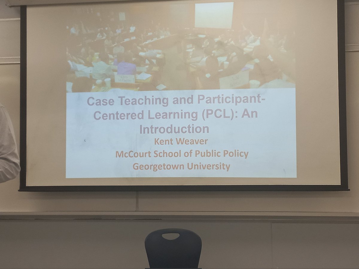 In Toronto, attending #ICPP6 @africanpubponet @ICPP6 
Today, in classroom to learn from Teaching with case studies