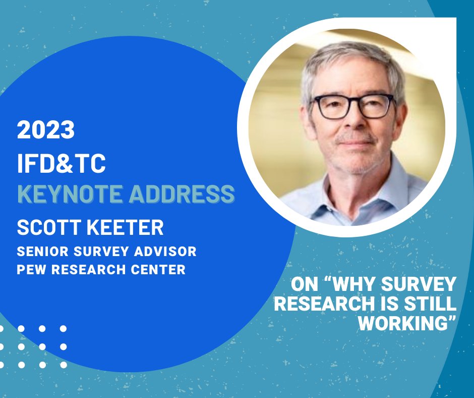 Join us after breakfast this morning for our keynote from Scott Keeter! During breakfast facilitators will be meeting on the 3rd floor &amp; the early career breakfast will be in the main Bixby dinning room.