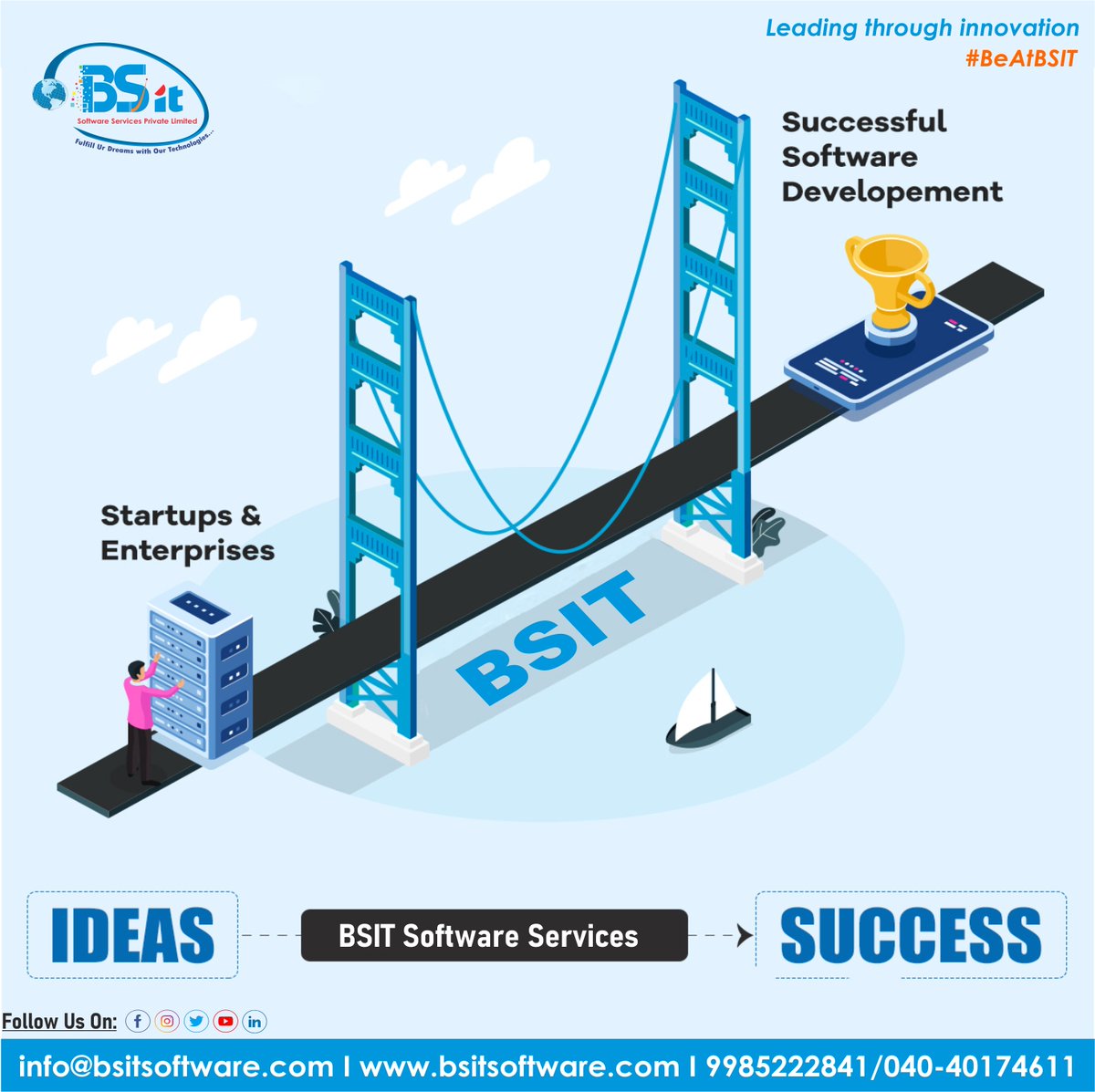 We have great Ideas to grow your business!
Book An Appointment to know them

#BhanuChandarGarigela #SharadaNenavath #bhanuchandargarigela #sharadanenavath #EnterpriseSoftware #DigitalAcceleration #DigitalTransformation #DigitalBusinessTransformation #DigitalAdoption #Software