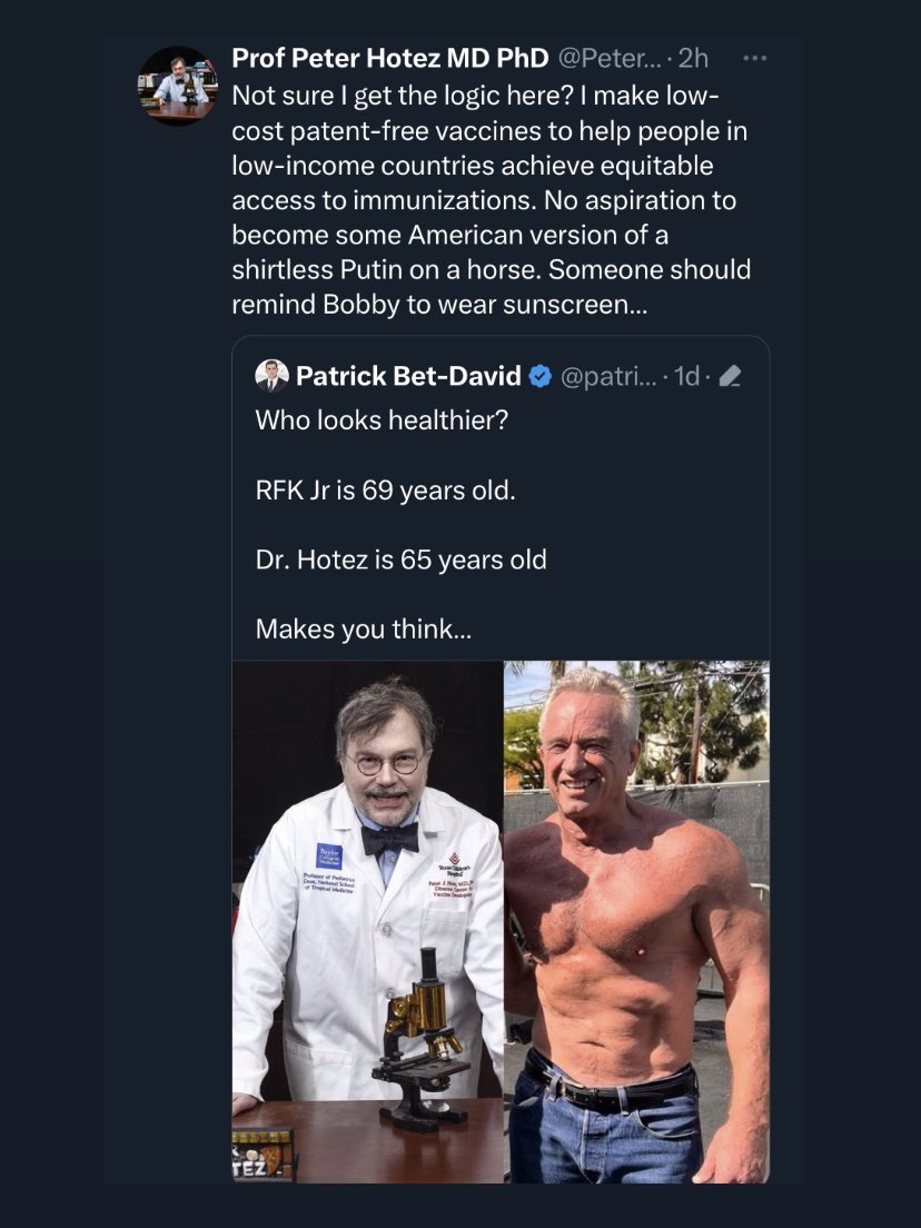 Dr. <a href="/PeterHotez/">Prof Peter Hotez MD PhD DSc(hon)</a> for the win