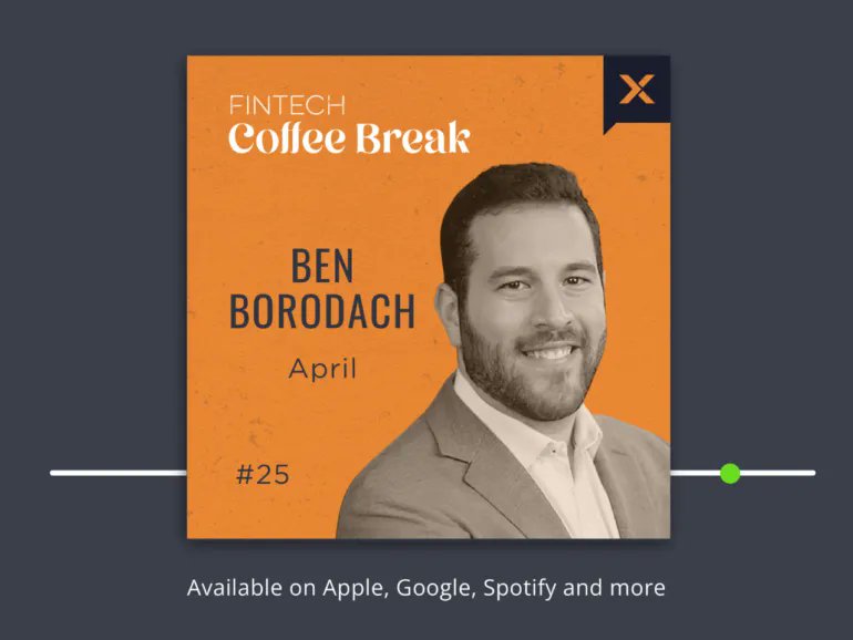 The #Fintech Coffee Break – <a href="/BBorodach/">Ben Borodach</a>, <a href="/getapril_tax/">april</a>  buff.ly/3XnolCd | <a href="/Fintechnexus/">Fintech Nexus</a> 

cc: <a href="/DanielMarcous/">Daniel Marcous</a>