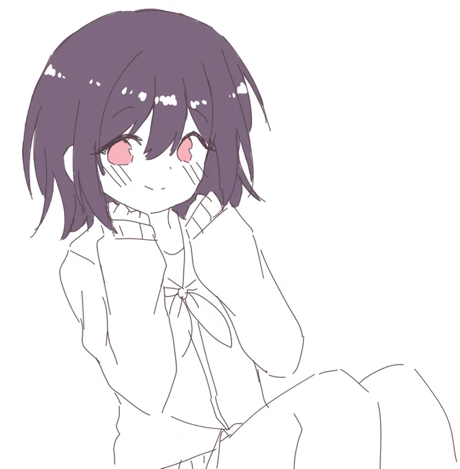 I like drawing cute girls