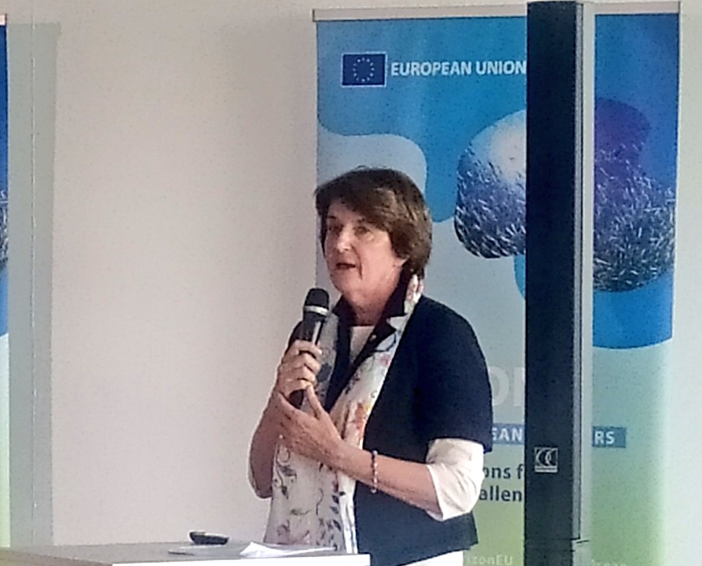 OurMissionOcean's tweet photo. "We are here to listen to you today. We are here to help. The objectives of #Missionocean are ambitious and only together can we reach them." @eli_balzi, Head of Unit Healthy Ocean and Seas, DG Research and 
Innovation, European Commission https://t.co/BKQwX608rK