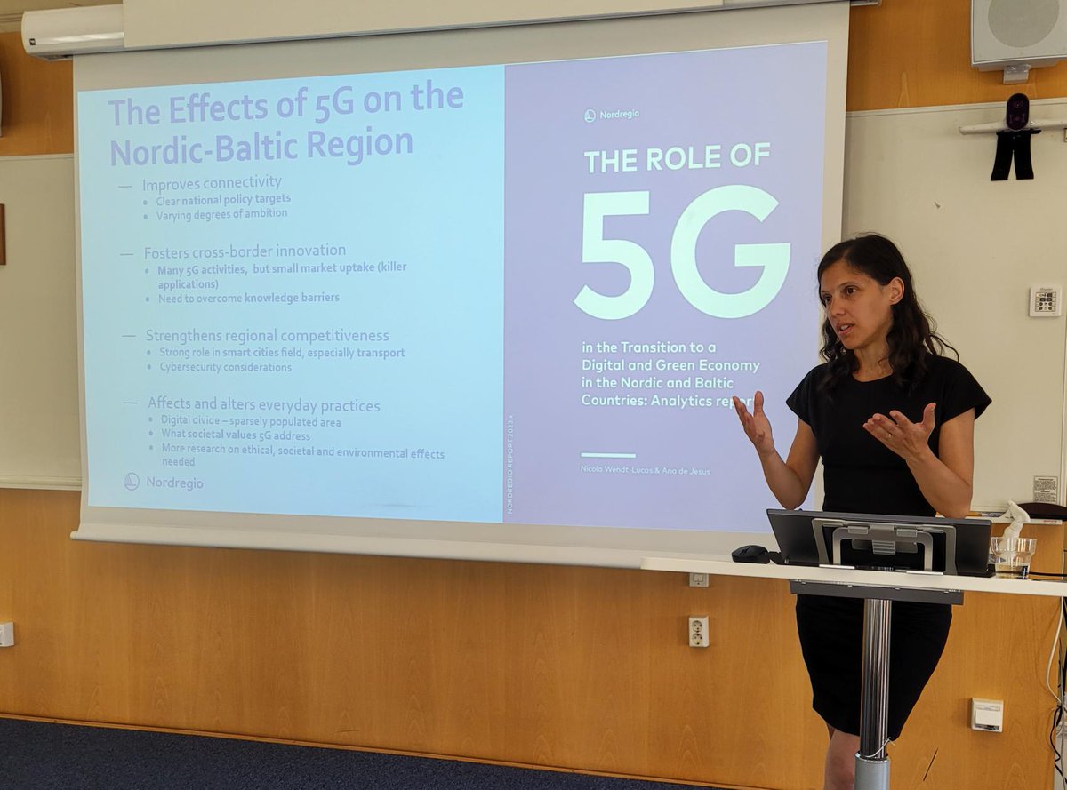 Today we had the honour of presenting our project "The Nordic-Baltic 5G Monitoring tool" to a delegation from the Brazilian Ministry of Communications. Our visitors were interested in knowing more about the Nordic-Baltic collaboration on #5G development.