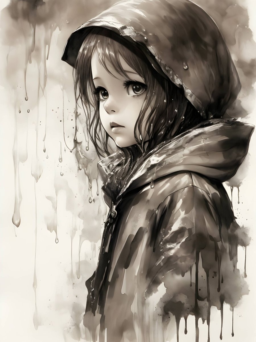 Brunhild1699's tweet photo. Captivating innocence embraced in sepia hues. 🎨✨ Witness the mesmerizing wet and wet technique bringing to life this stunning ink art of a beautiful little girl. 🌟 #InkArt #WetAndWetTechnique #SepiaToneMagic #ClipStudioPaintMasterpiece #CaptivatingInnocence #ArtisticWonder https://t.co/n2HxCe3e5H
