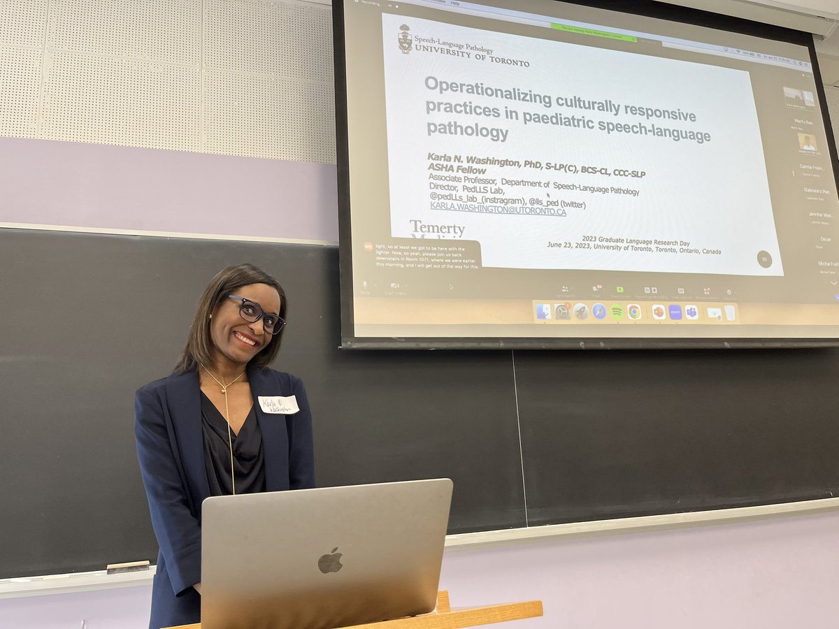 Another successful #LanguageResearchDay in the books! 
🌟19 presentations from MScs, PhDs &amp; postdocs🌟
🏆2 audience choice winners <a href="/cognitiveLi/">Kristen Li</a> &amp; Lauren Choi🏆
🗝️ 1 amazing keynote speech by Dr. Karla Washington <a href="/lls_ped/">PedLLS</a>🗝️
Thanks all for coming!
#LRD2023