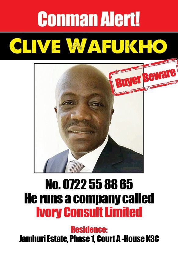 The Peopleโs Watchman (@bonifacemwangi) on Twitter photo He is a professional conman who has specialized in โobtaining money using false pretenses.โ Sharing this just incase you come across him. He is a professional conman who has specialized in โobtaining money using false pretenses.โ Sharing this just incase you come across him.