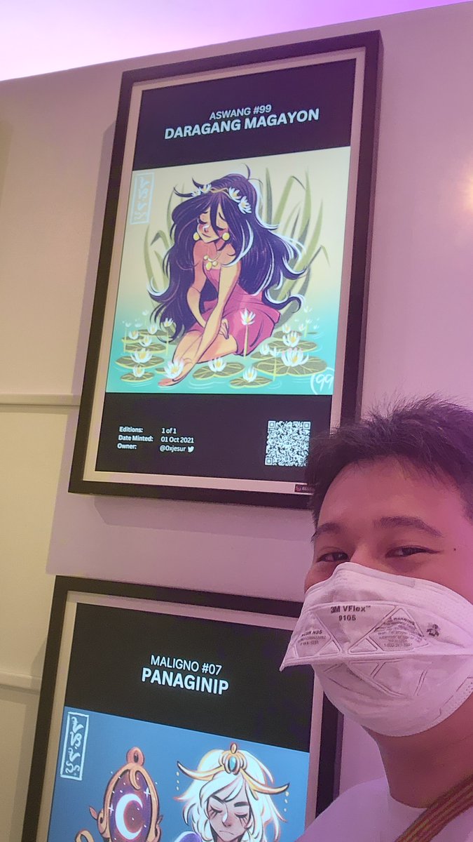 I met ASWANG #99, DARAGANG MAGAYON (owned by @Oxjesur) at the #IamAswang Solo Art Show!