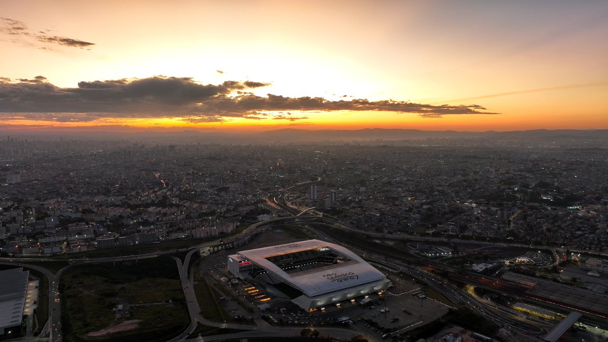 Aquele fim de tarde de respeito! 😍🥹

📸 JP Drone

#NeoQuimicaArena
#VaiCorinthians