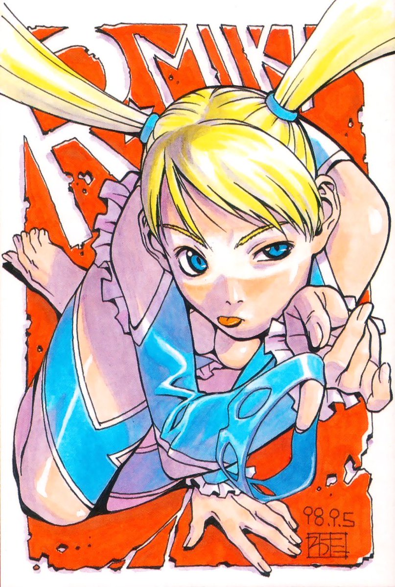 R. Mika drawn by Akio Watanabe (Monogatari Series)