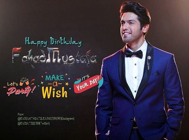 Happy Birthday Fahad Mustafa bhai is a Pakistani film and television actor, producer and host. 