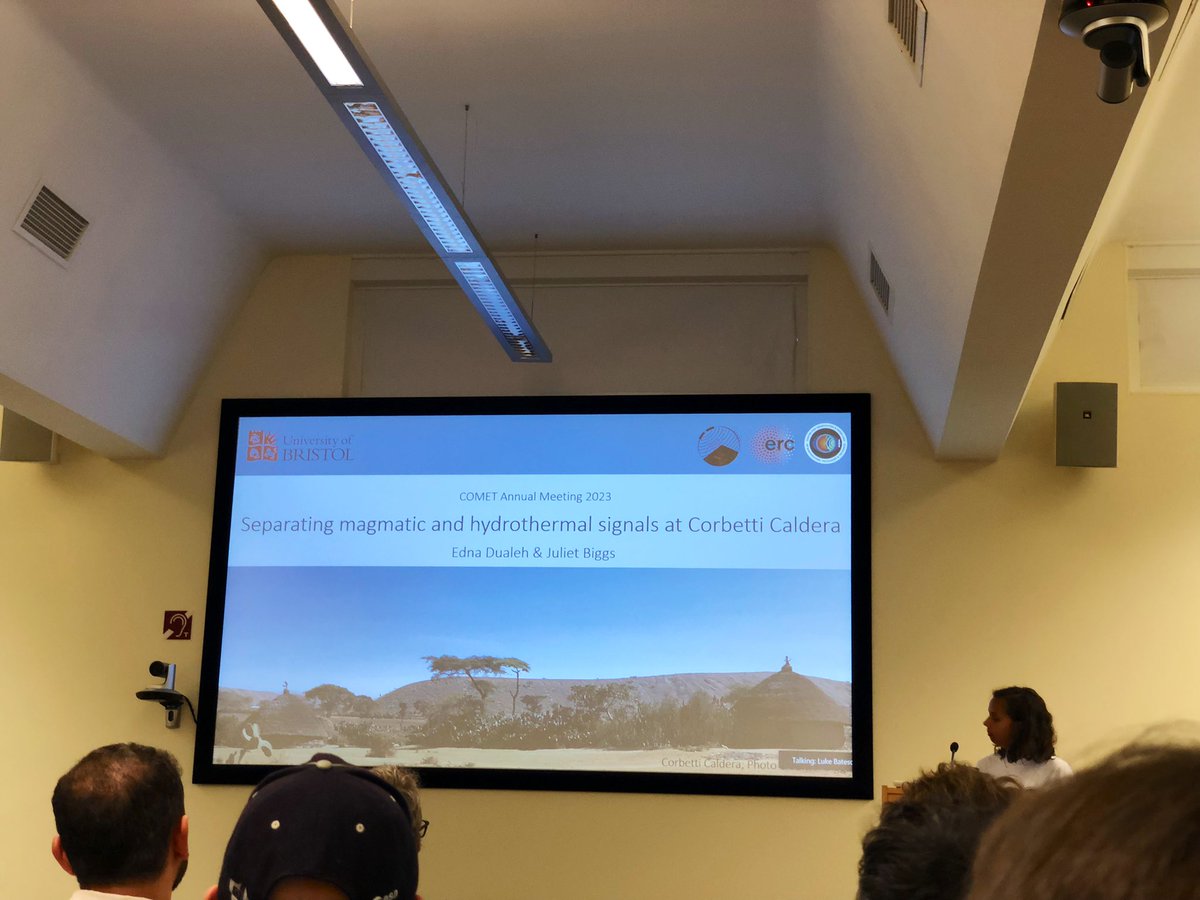Ben Ireland (@benirevolc.bsky.social) (@bensvolcanology) on Twitter photo Back from fieldwork and now at <a href="/BritGeoSurvey/">British Geological Survey</a> where #COMET23 <a href="/NERC_COMET/">UK COMET</a> has begun!
Looking forward to a fun few days of earth observation and modelling conversations! 🌋🛰️
Lots of <a href="/mast_erc/">@MAST_ERC</a> and <a href="/UoBEarthScience/">University of Bristol Earth Sciences</a> representation, with a great early talk by <a href="/EdnaDualeh/">Edna Dualeh</a> Back from fieldwork and now at <a href="/BritGeoSurvey/">British Geological Survey</a> where #COMET23 <a href="/NERC_COMET/">UK COMET</a> has begun!
Looking forward to a fun few days of earth observation and modelling conversations! 🌋🛰️
Lots of <a href="/mast_erc/">@MAST_ERC</a> and <a href="/UoBEarthScience/">University of Bristol Earth Sciences</a> representation, with a great early talk by <a href="/EdnaDualeh/">Edna Dualeh</a>