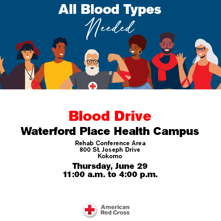 WaterfordPHC's tweet photo. Come out to our blood drive on Thursday, June 29th from 11-4. https://t.co/fg7dF4nsbl
