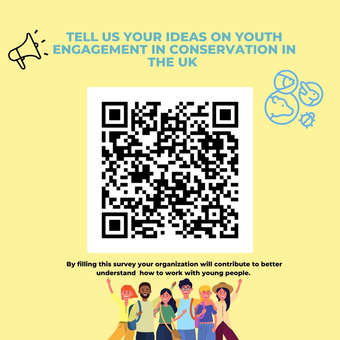 Calling all UK-based conservation organisations: please share your organisation’s interest in &amp; experience with youth issues via this 10 minute survey, which is part of <a href="/Xiomy_Acevedo/">Xiomy Acevedo Navarro🌞🌊</a>'s <a href="/MPhilCL/">Cambridge Masters in Conservation Leadership</a> professional placement with #BTOYouth 👉 tdc9h4p5d82.typeform.com/to/XuF1ZXre