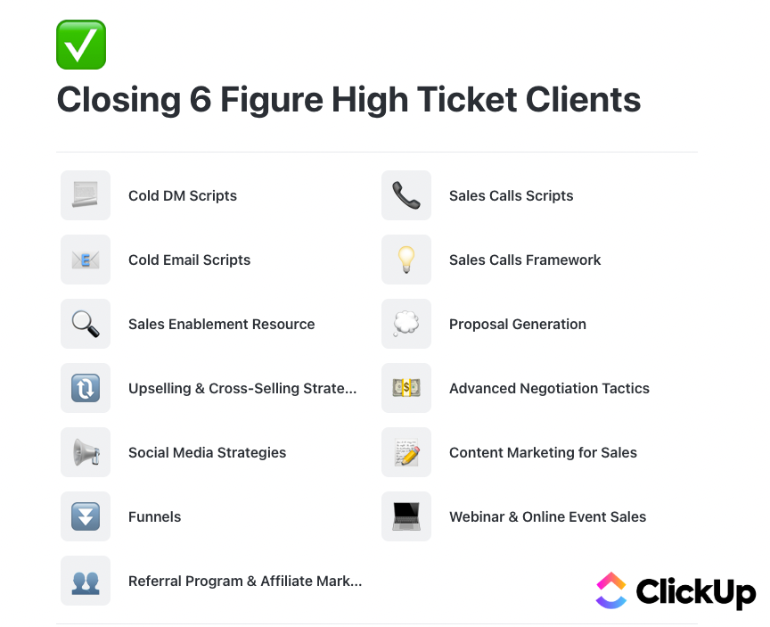 Most of the agencies I know face the #1 problem. 

Closing high-ticket clients. 

My number one advice, always use a framework.

I have created a high ticket client closing framework. 

And for 24 hours it's FREE  

1. Follow me (so I can DM) 
2. RT this tweet 
3. Reply "high"