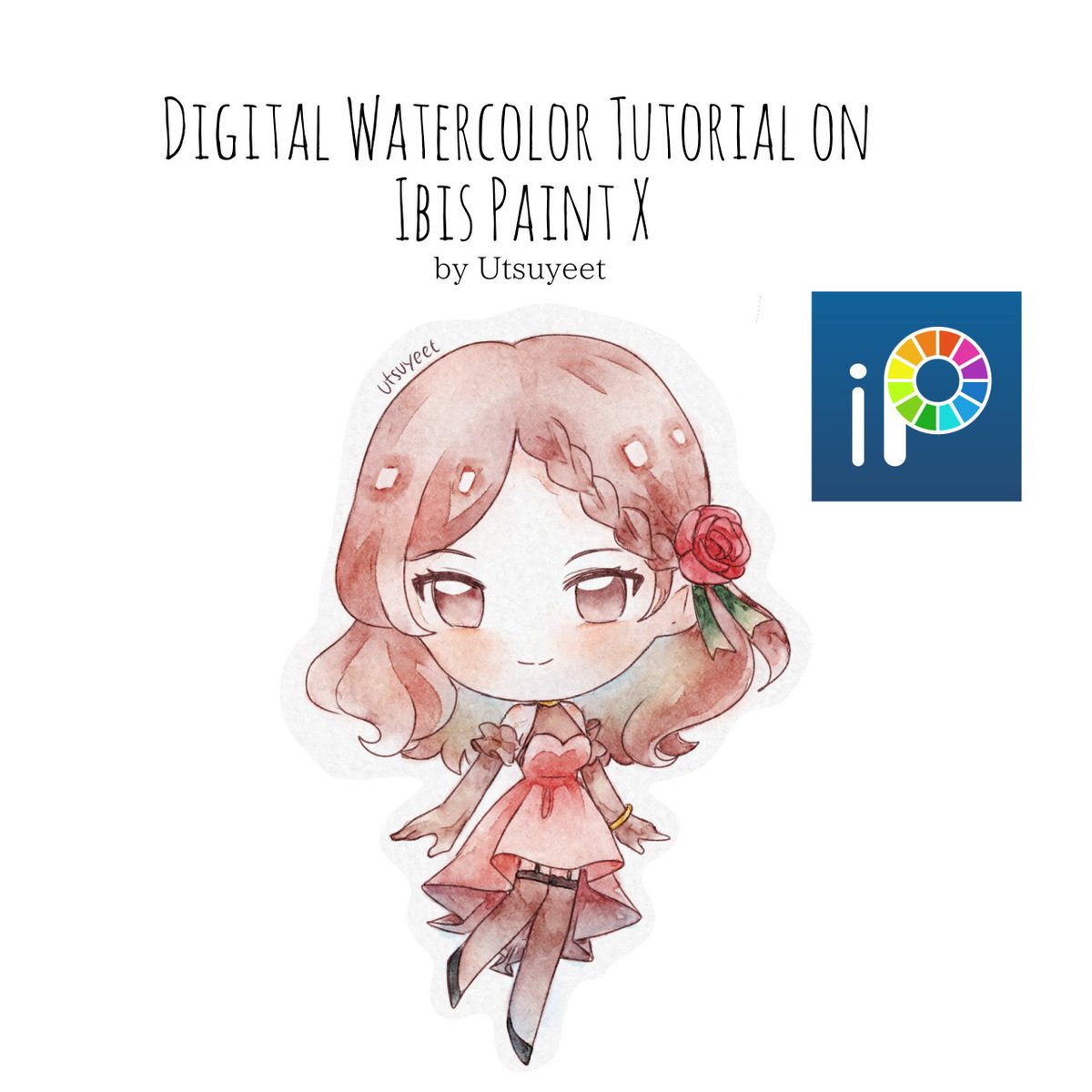 🌹🐟 Digital Watercolor Tutorial on Ibis Paint X 🐟🌹
.
.
.
(A thread)
#ibisPaintX #artistid