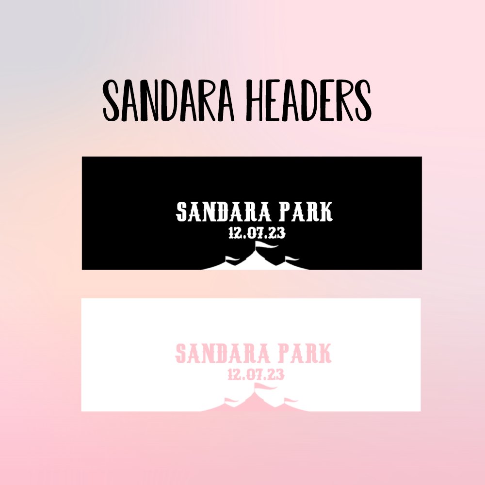 ♤ | #SandaraPark headers; Thread⁺ ˚ ∘·͙ 

 #SandaraPark #박산다라 @krungy21