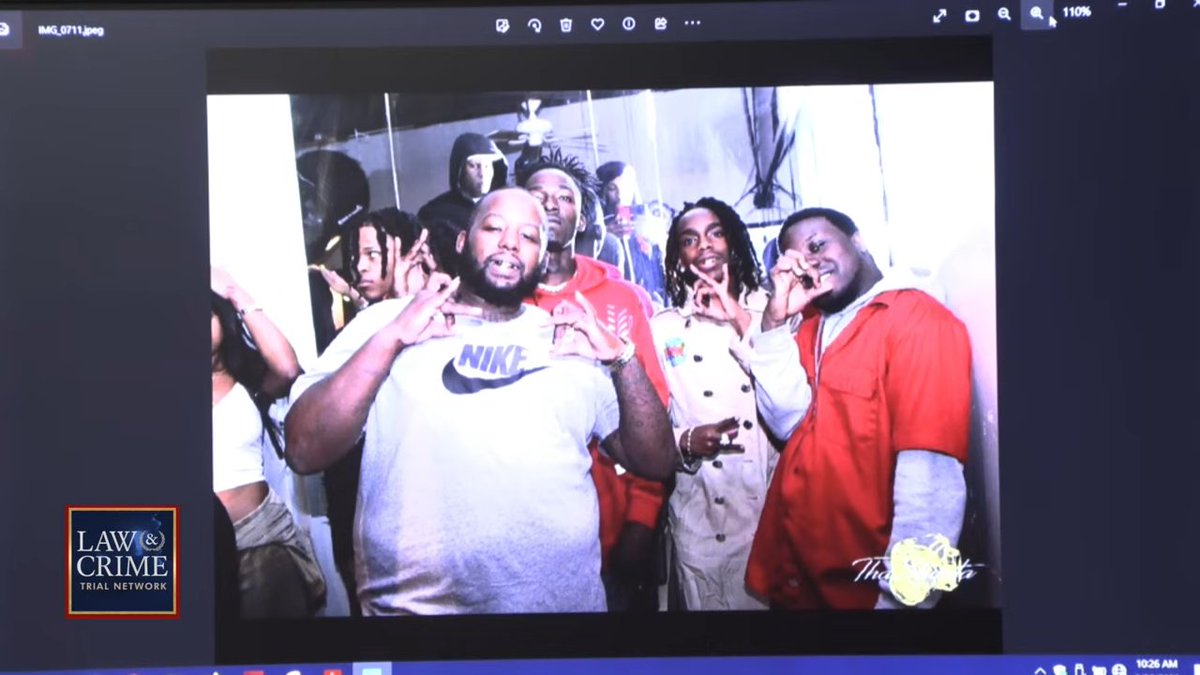 Cathy Russon on Twitter "This photo is shown to the jury. YNWMelly