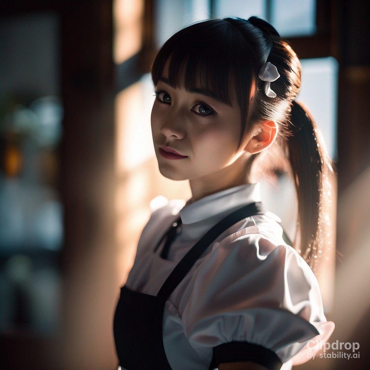 forasteran's tweet image. さいきん忙しくてツイできてないっ＞＜
落ち着いたら怒涛の可愛い更新したい❤

SDXL 0.9でメイドさんも綺麗に生成できるようになってるよね！
#StableDiffusionXL 
clipdrop.co/stable-diffusi…