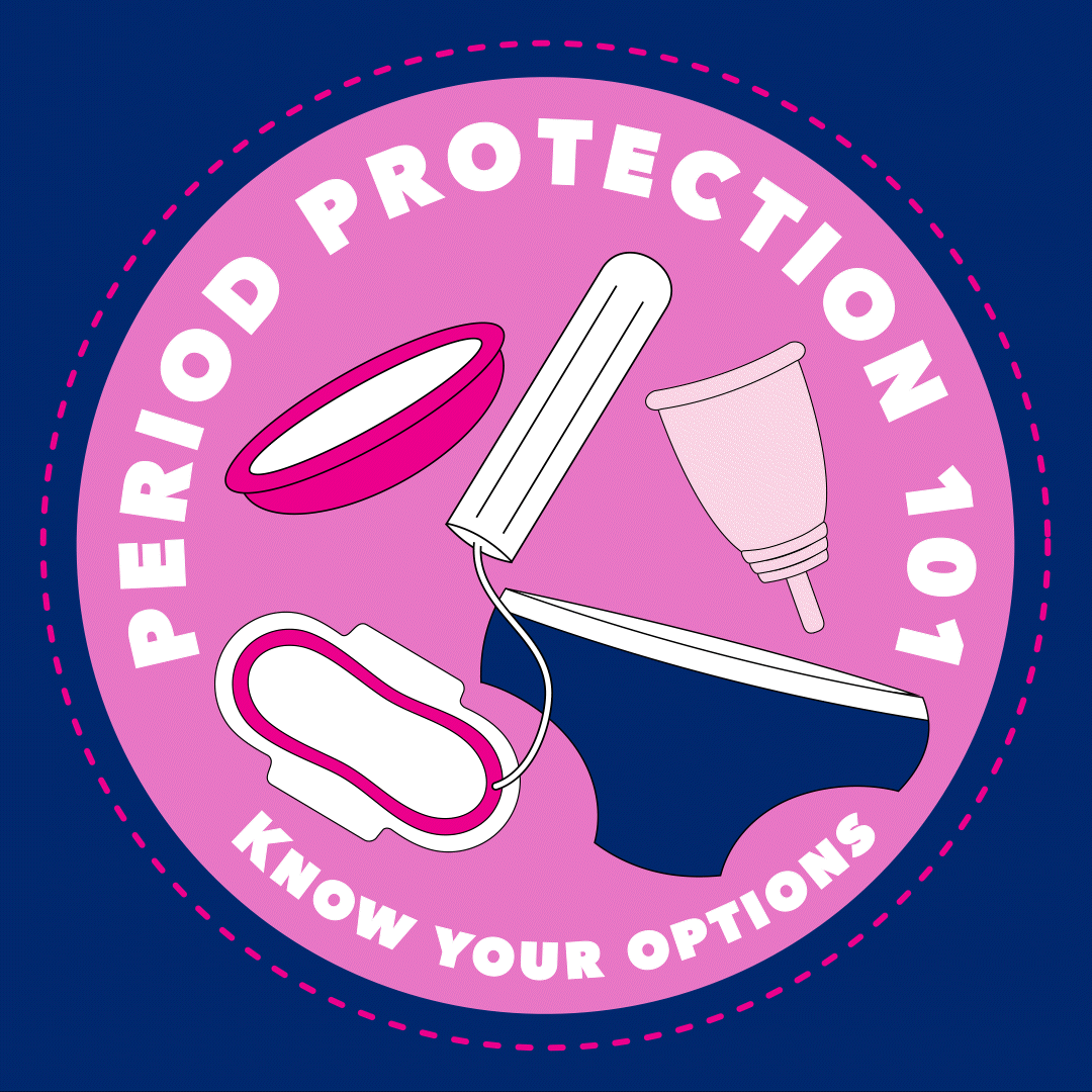 PPFA's tweet photo. You have options! Get to know these period products and choose what goes with your flow. 🎉 Learn more: https://t.co/vVIPDgdwkd https://t.co/CV9YSsSwCc