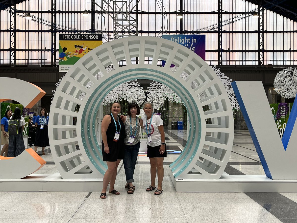 Here at ISTE with an amazing Uxbridge team