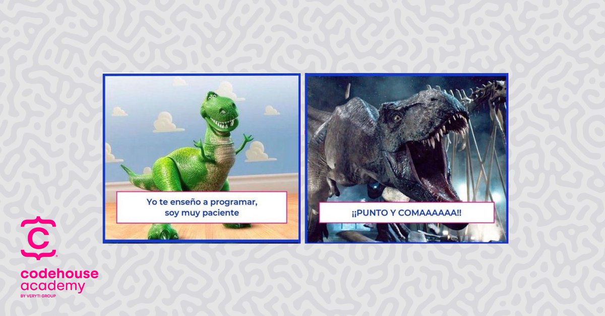 CodeHouseLearn's tweet image. ¡Feliz #Lunesdememes! Empezar la semana con humor es un must en Codehouse 🤣
El meme de hoy se lo dedicamos a nuestros #Codeprofes ¿Cuántas veces os habéis sentido así con las preguntas de nuestros #Codehousers 👾?
#Desarrolloweb #Programación #memedeprogramación #meme