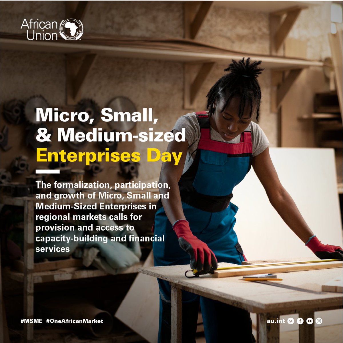 With the #AfCFTA in action, supporting the formalization, participation, and growth of Micro, Small, and Medium-Sized Enterprises in national & regional markets is vital. 

Let's empower #MSMEs for economic prosperity.

Learn more: au.int/en/newsevents/…