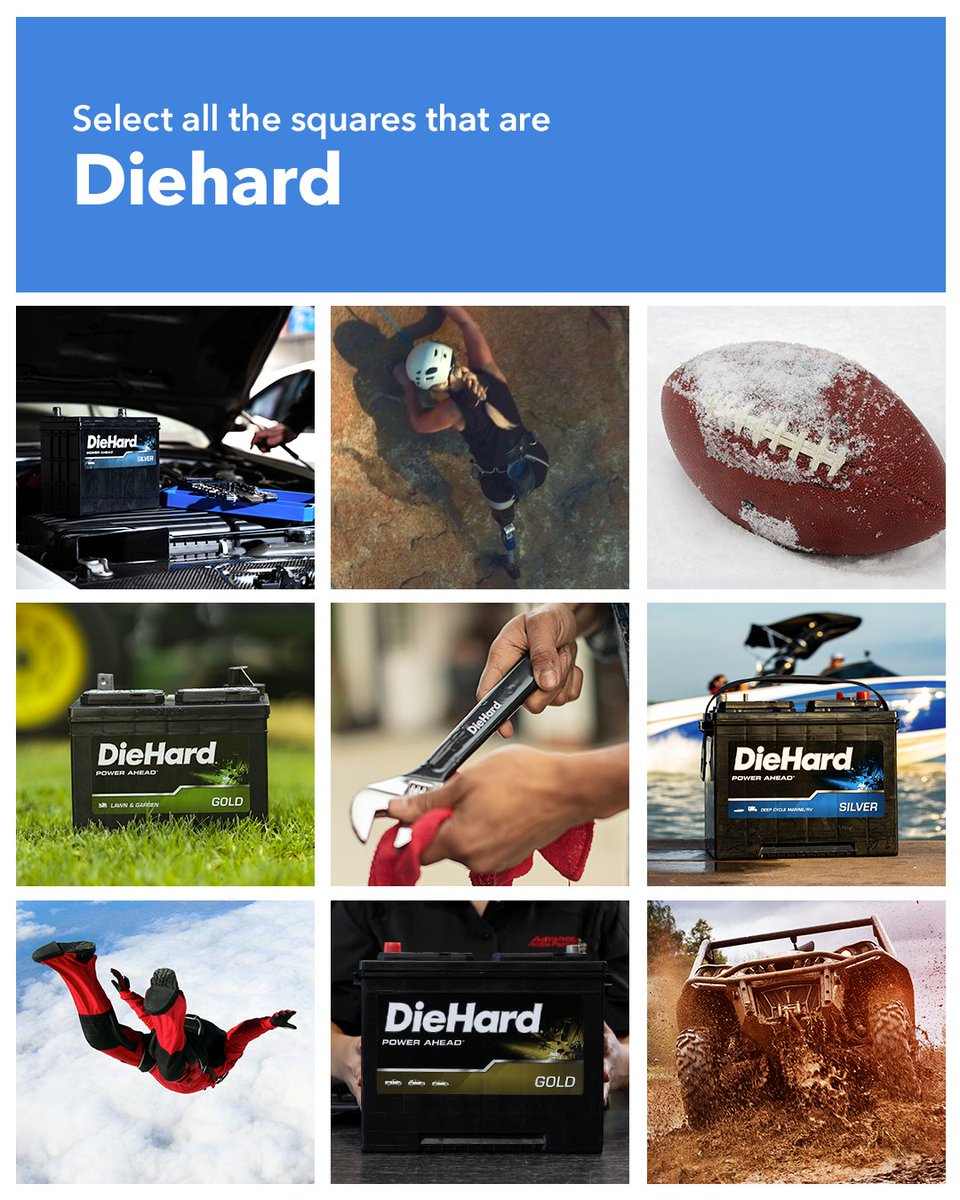 A lot more fun than picking out traffic lights.