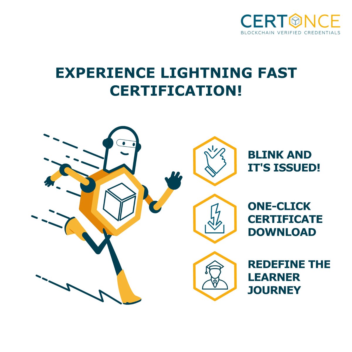 CertOnceInc's tweet photo. Imagine a world where certificates appear in a blink and download is just a click away. That's the power of CertOnce! 🚀 

Ready for an upgrade? Join the CertOnce revolution today and turn the ordinary into the extraordinary!

#SpeedOfLightService #EdTechRevolution #CertOnce https://t.co/wFi7ofbwKl