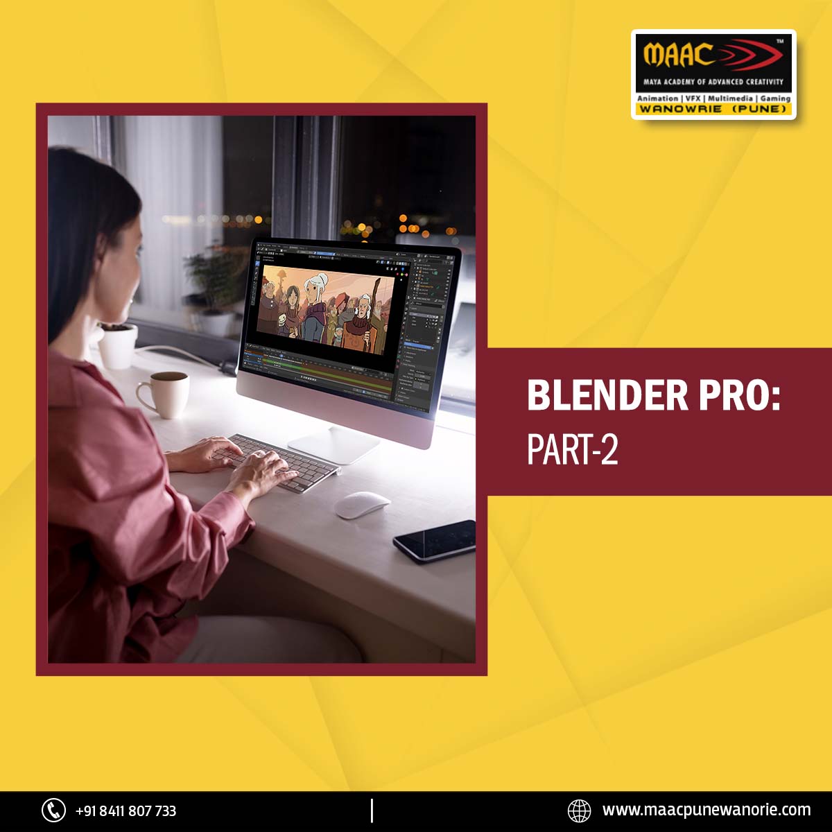 MaacWanowrie's tweet image. Blender, an open-source 3D design software, is gaining popularity among professionals in numerous fields. Aspiring artists and designers want advanced Blender skills to maximize their work. 
#animation #2danimations #3danimation #learn #program #software #games #design #tools