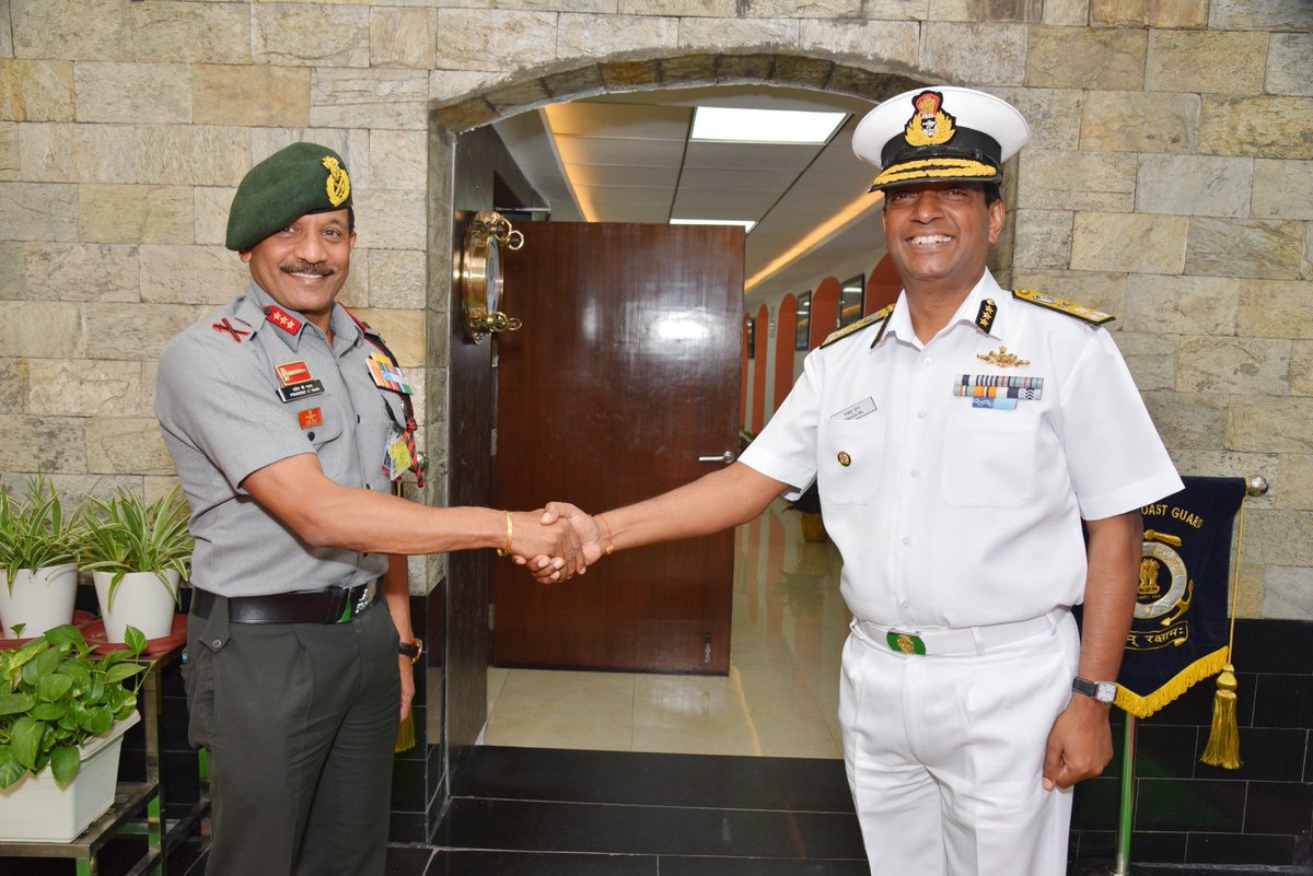 Indian Coast Guard on Twitter "Lt Gen PC Nair,PVSM,AVSM, YSM,DG 