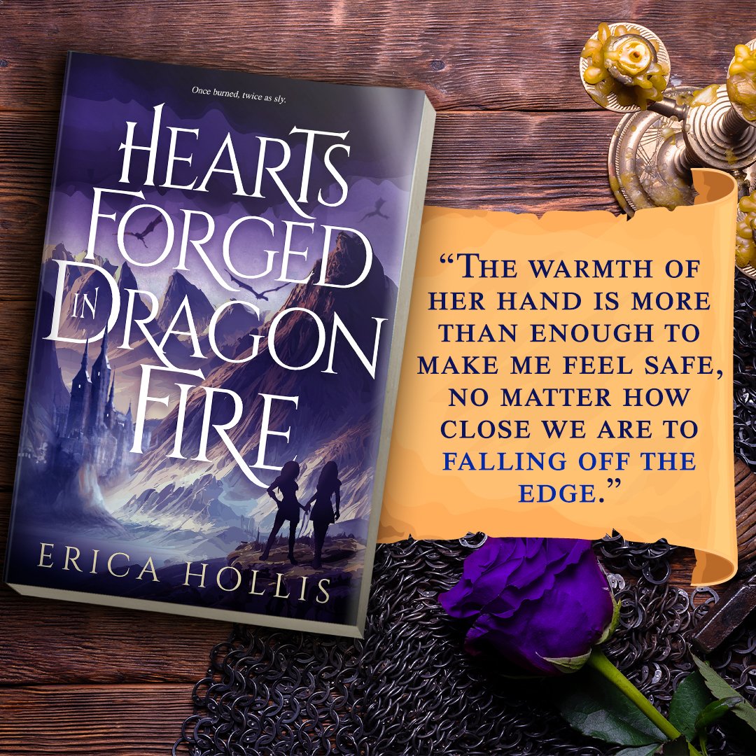 It's here! It's finally here! HEARTS FORGED IN DRAGON FIRE, my sapphic fantasy novel about dragons and family drama, is finally available! Click the link below to snag your copy.  🏳️‍🌈🐉😭

rb.gy/lr96p

#romancelandia #fantasybooks #queerbooks #amwriting