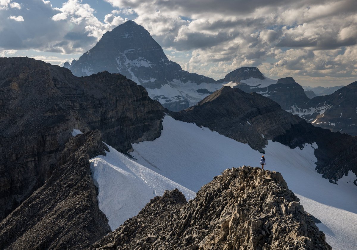 We've had some wild weather in the Rockies this month, but things are starting to shape up for a great summer of #climbing. Any peaks on your bucket list? Mount Gloria, with Trixie Pacis