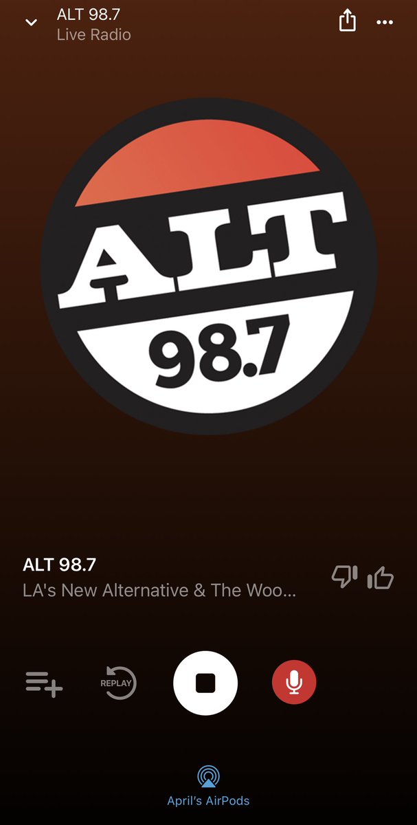 @TheWoodyShow Listening on the app!!! #Alt987