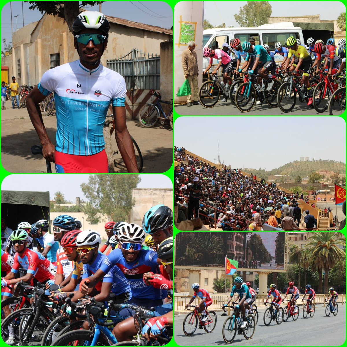#Cycling #Eritrea National Road Championship 2023. Congratulations 🇪🇷🏆🇪🇷 to the winner #AwetAman (Elite and U-23) and never far #DanielTeklehaimanot
📷 French Embassy in #Asmara