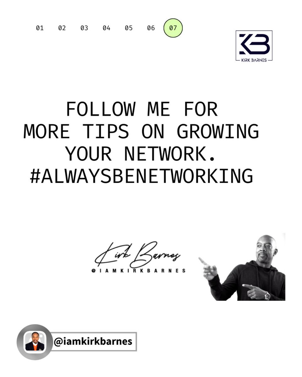 kirklbarnes's tweet image. 🔥 Being the best at what you do is a game-changer when it comes to growing your network. Here&apos;s why people will be clamoring to meet you! 🙌 🔗 Embrace excellence and watch your network soar! 💼💡 #NetworkingPotential #UnlockSuccess #BeTheExpert
#alwaysbenetworking