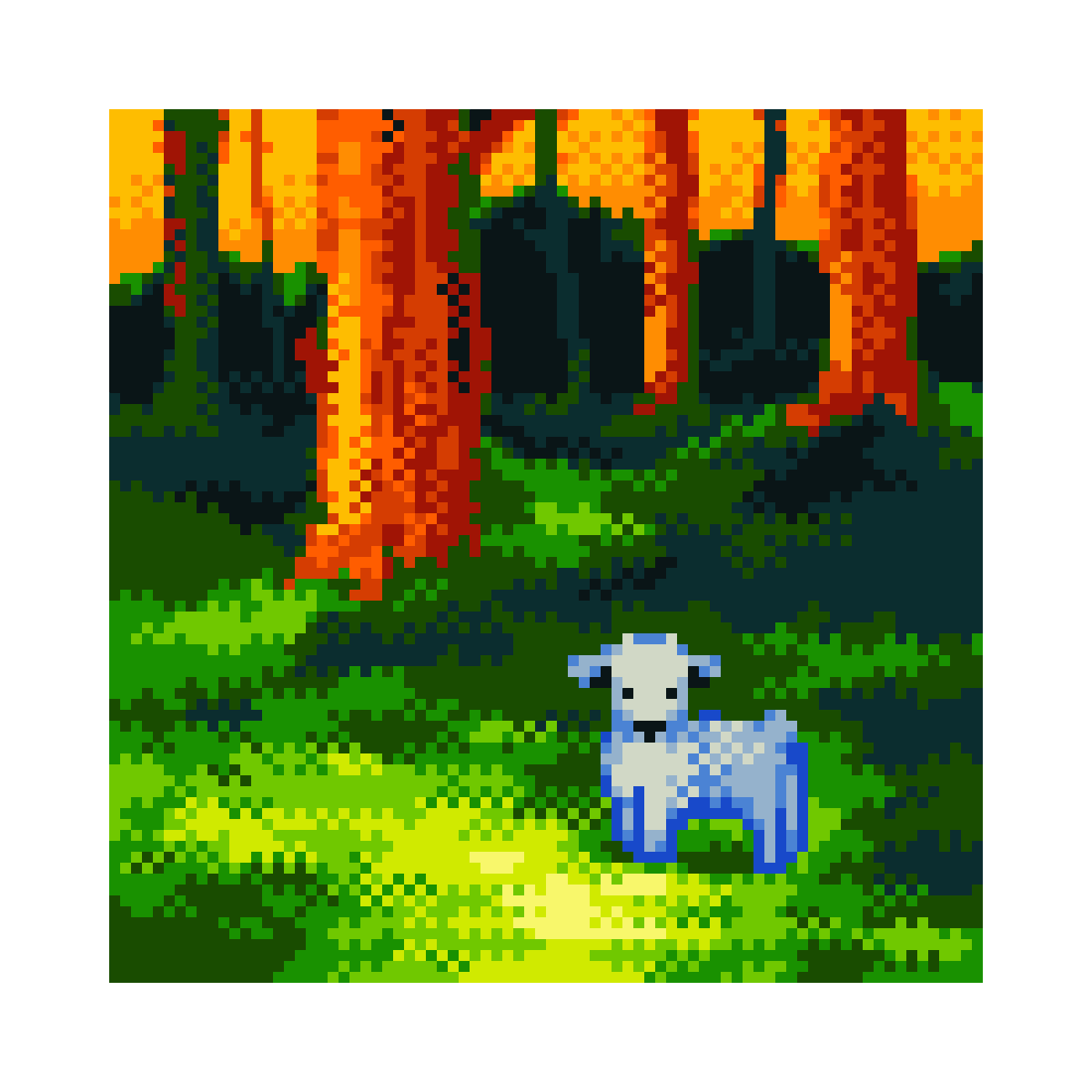 🐐🌄🌲

#pixelart