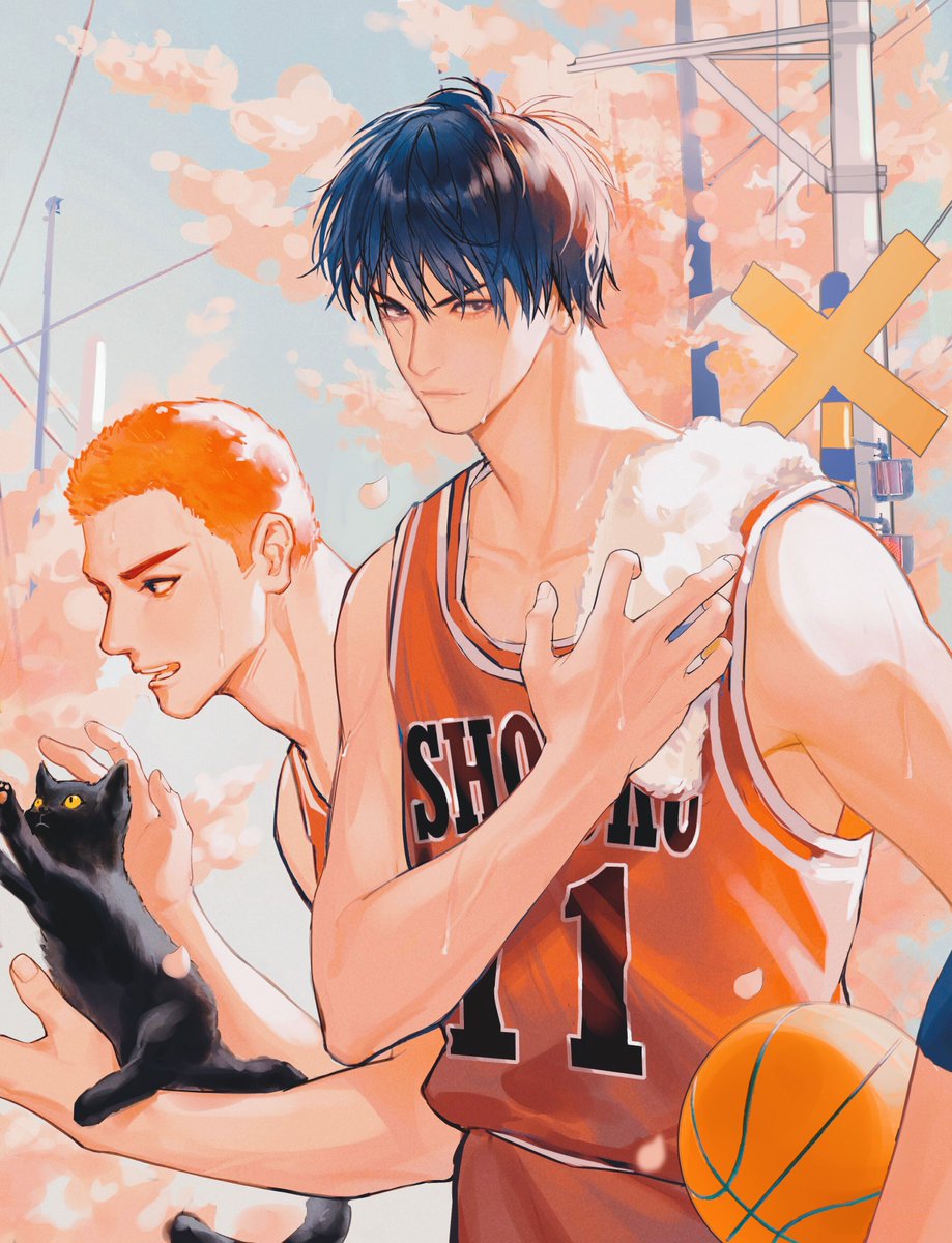 yangshuting1995's tweet photo. 有温度的春日午后🌸

#灌篮高手 #SLAMDUNK #桜木花道 #流川枫 #流花 https://t.co/THBXbzM4kV
