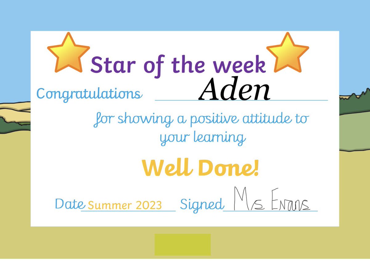 Cedarclasshh's tweet photo. Our latest stars of the week, who have been working super hard. Well done ⭐️⭐️⭐️ https://t.co/PKup2t3d7I
