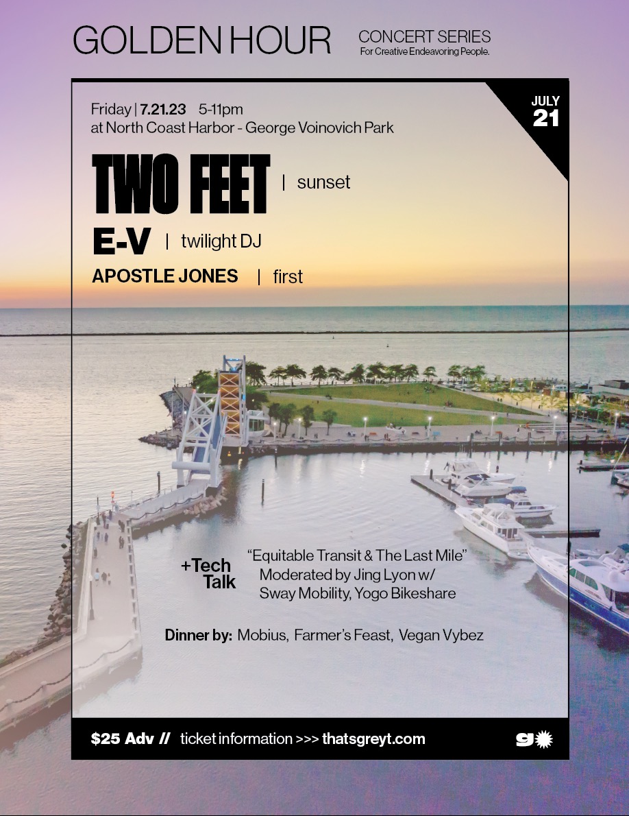 We're excited to announce Golden Hour on Cleveland’s Lakefront <a href="/NCoastHarbor/">NorthCoastHarbor CLE</a> 

Here's how we plan to activate the space next month:
