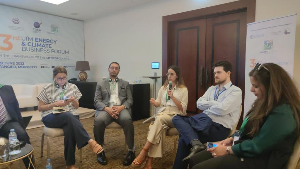 PolicyCenterNS's tweet photo. #Thread
Our Economist @FafaZarkik took part in a panel under the theme “Enhancing #ThinkTank Contributions to Address #climate_change” during the second Conference of Parties of the countries bordering the #Mediterranean on Climate Change #MEDCOPClimate2023 @medcop23 https://t.co/vpTnMZWlEj
