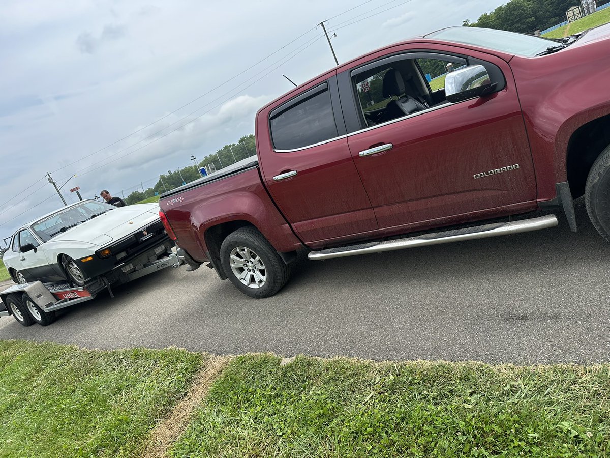 The “Unbreakable Porsche” is loaded up to go home <a href="/PatrickPilet/">Patrick  Pilet</a>, see ya at Lime Rock Park!