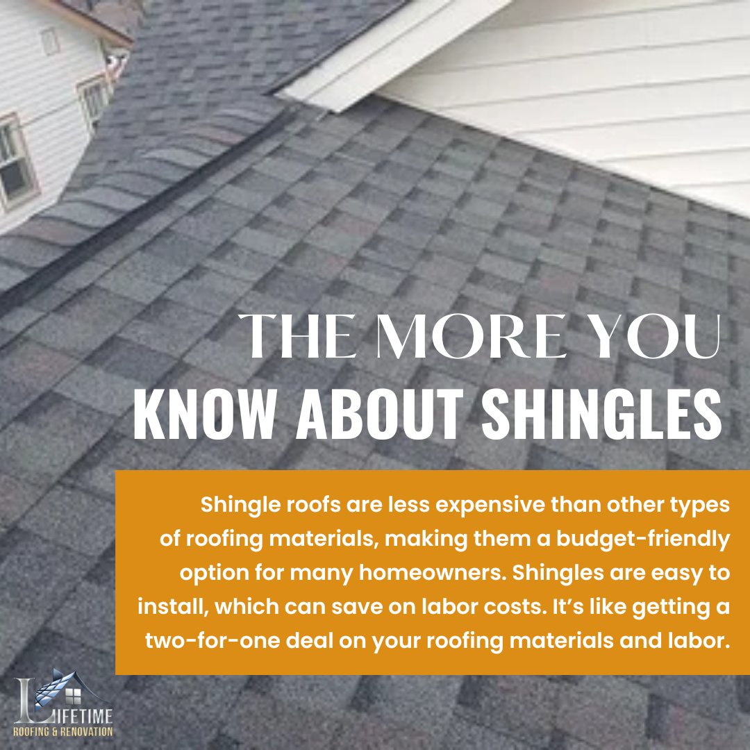 The more you know about shingles, the better equipped you are for roofing decisions. At Lifetime Roofing Renovations, we're here to assist you. Contact us today for expert advice and reliable roofing services. 

#Shingles #RoofingKnowledge #RoofingTips #LifetimeRoofingRenovations