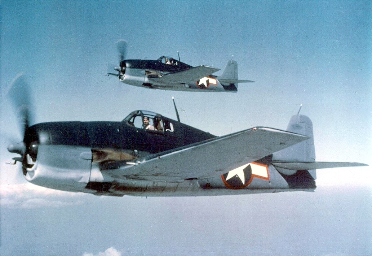 NavalInstitute's tweet image. #OTD in 1942, the Grumman F6F Hellcat flew for the first time. The F6F would become the most successful Navy fighter of WWII, with Hellcat pilots claiming 5,163 victories and a 19:1 kill-to-loss ratio.