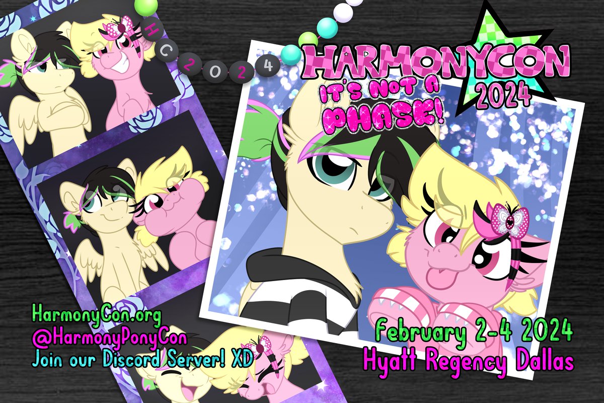 HARMONYCON 5 IS HAPPENING FEBRUARY 2-4, 2024 AT A NEW VENUE!!! 

We are moving to the Hyatt Regency in downtown Dallas! (more info in the thread)

The hotel block is now open! You can book your rooms now from our website
harmonycon.org

And staff & panel apps are open!