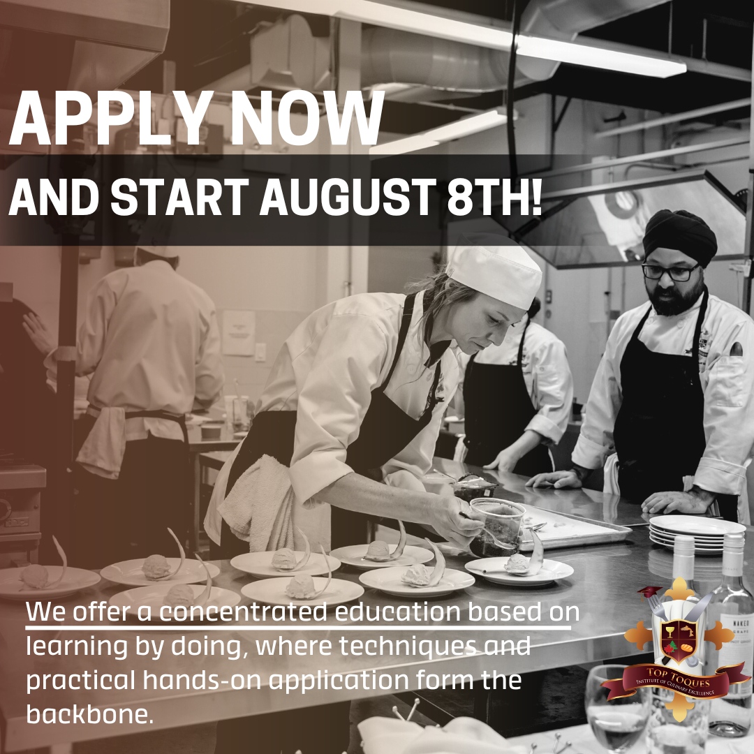 Contact us for more information and to start your enrollment process!
toptoques.ca/contact-top-to…

#cheftraining #chef #chefschool #culinaryschool #culinarystudent #kwawesome #culinaryarts #college #futurechef #supportlocal #kweats #waterooregion #becomeachef #blogto #ontarioculinary