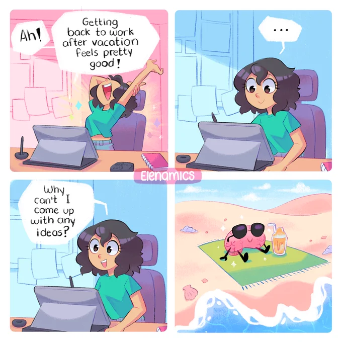My mind is still on vacation oops